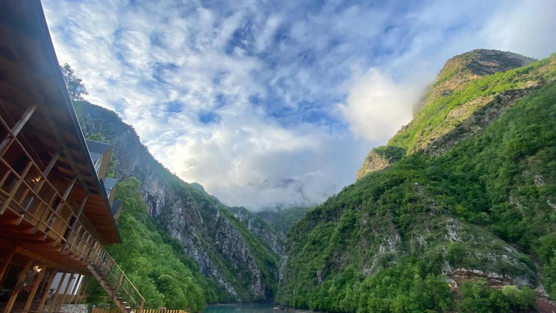 Riverside Komani Lake Albania